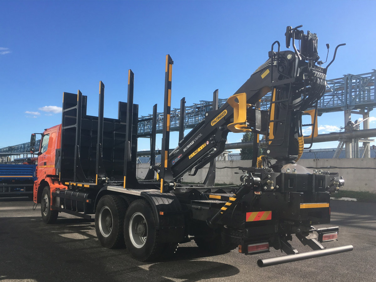 Сортиментовоз КАМАЗ 6580 с ГМУ VM10L74